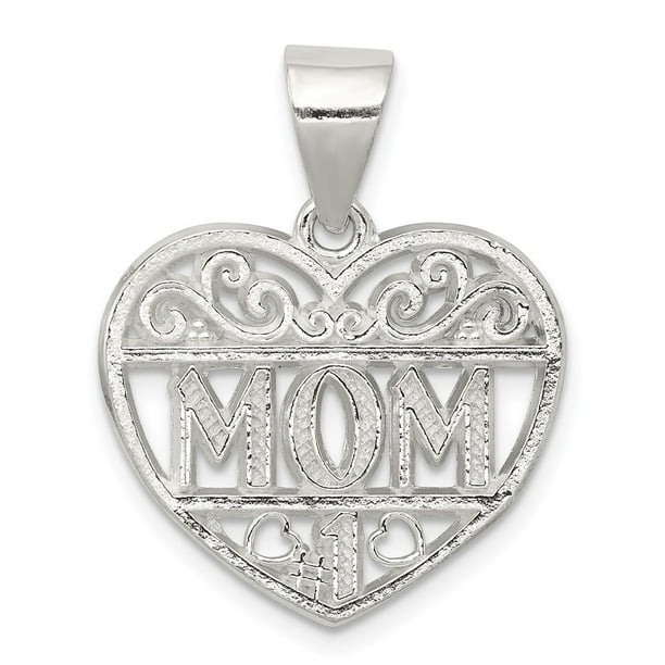 STERLING SILVER 925 MOM CHARM/PENDANT STERLING SILVER 925 MOM CHARM/PENDANT